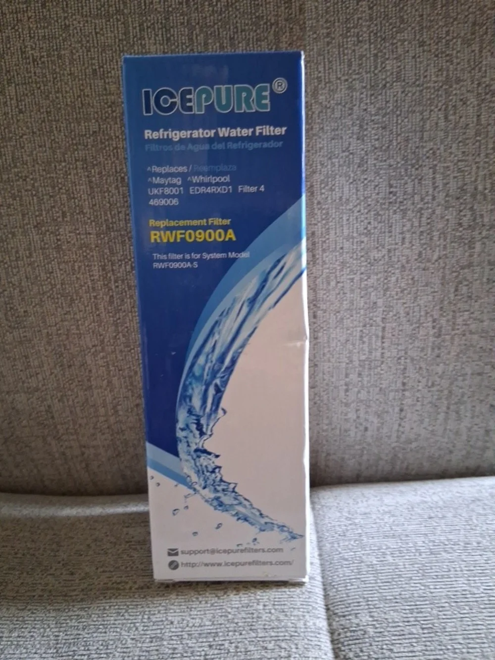 RWF0900A Refrigerator Water Filter - Blue/White